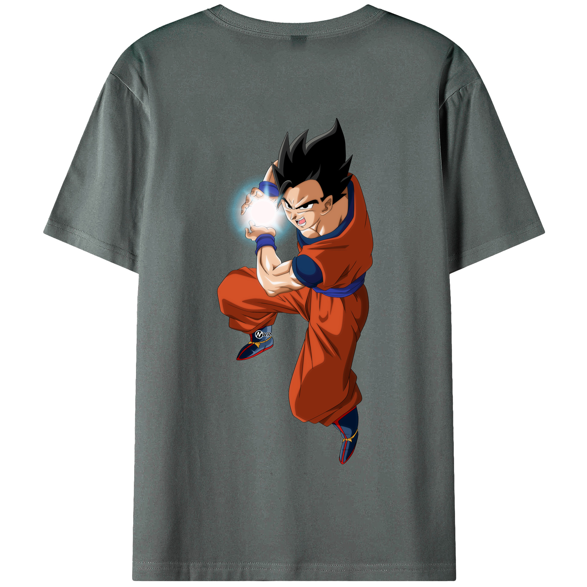 （画像用） ドラゴンボール 孫 悟飯（そんごはん）DRAGON BALL Son Gohan 綿100％半袖Tシャツ（背面プリント）